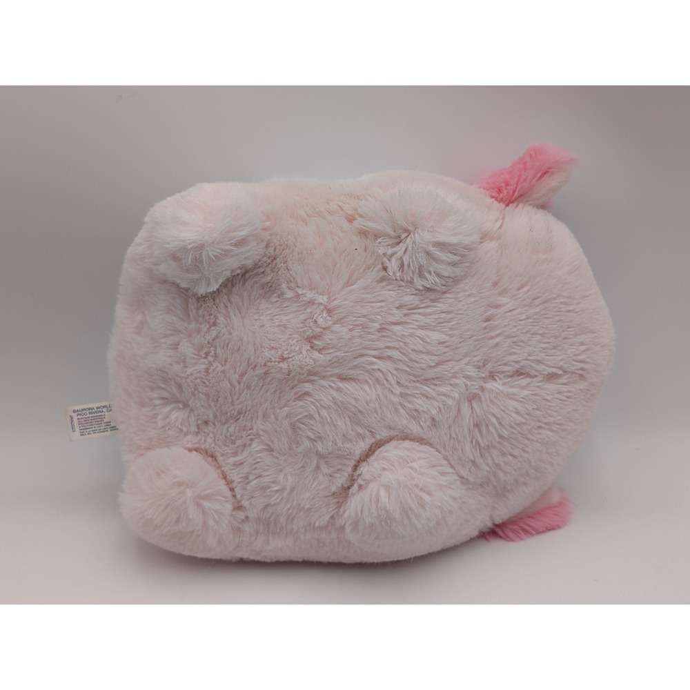Aurora Axolotyl Pink Round Plush 2023 Stuffed Animal Toy - Picture 6 of 8